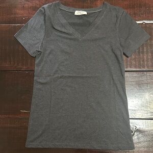 Zenana Charcoal V-Neck Tee